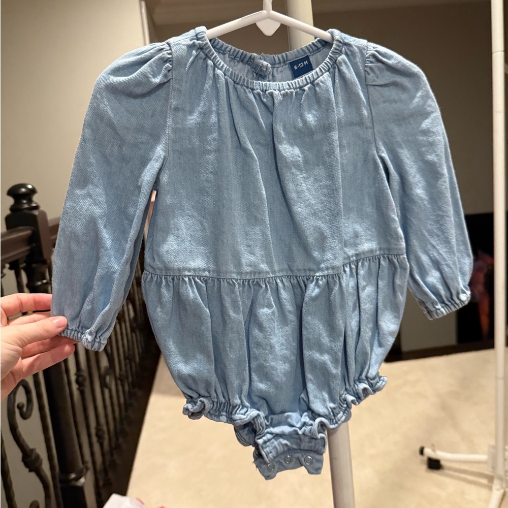Old Navy Soft Blue Baby Outfit